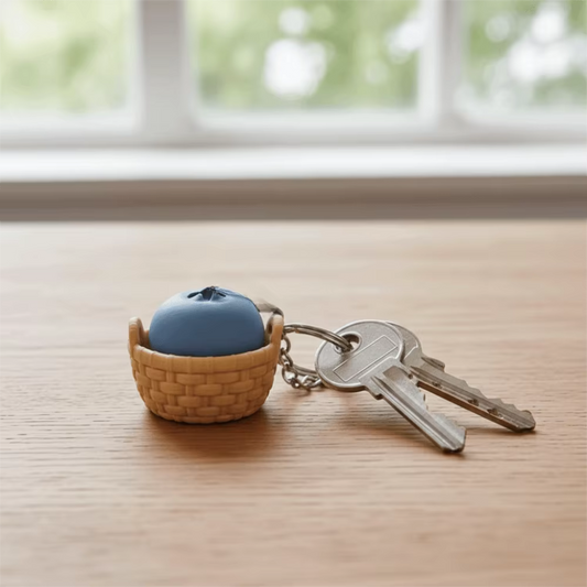 Bluberry Clicker Keychain