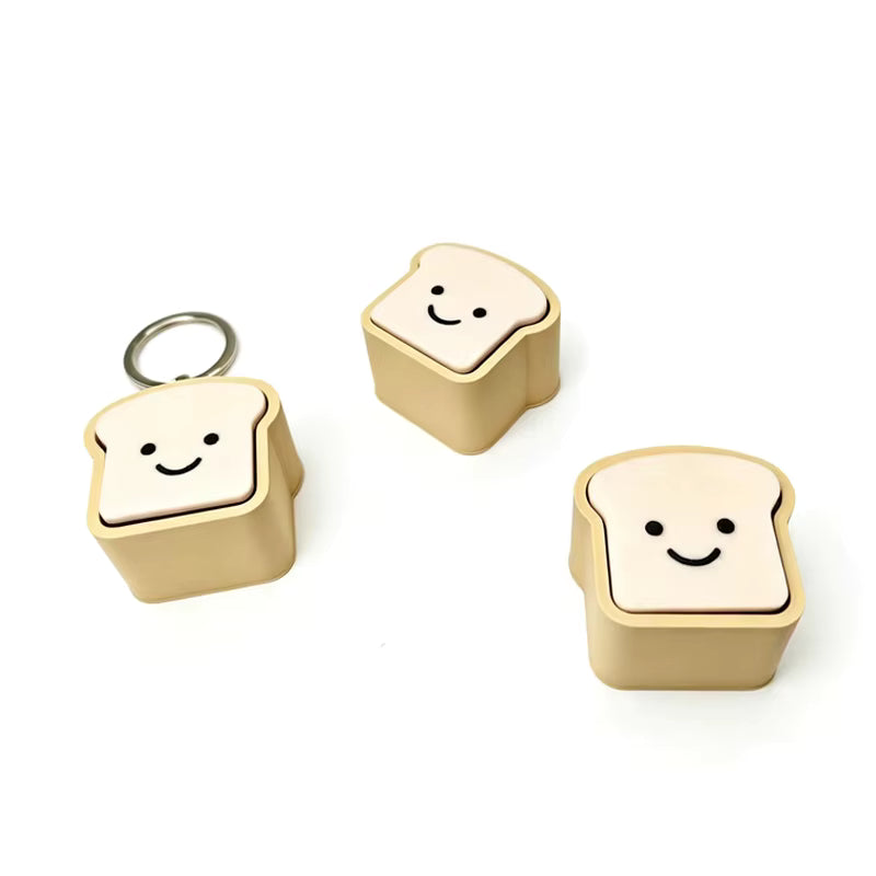 Bread Toast Clicker Keychain